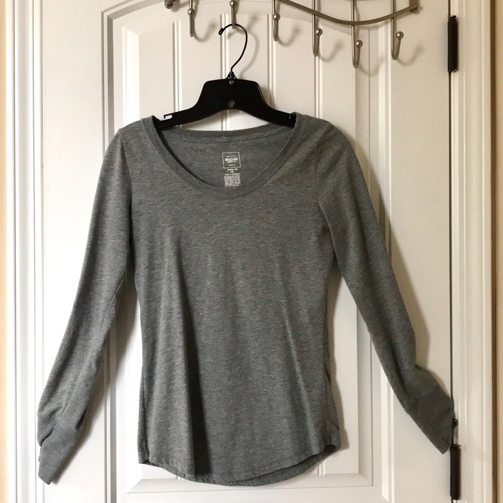 Casual Gray Long Sleeve